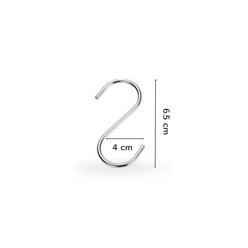 ตะขอเหล็กรูปตัว S (1x4) NO.M