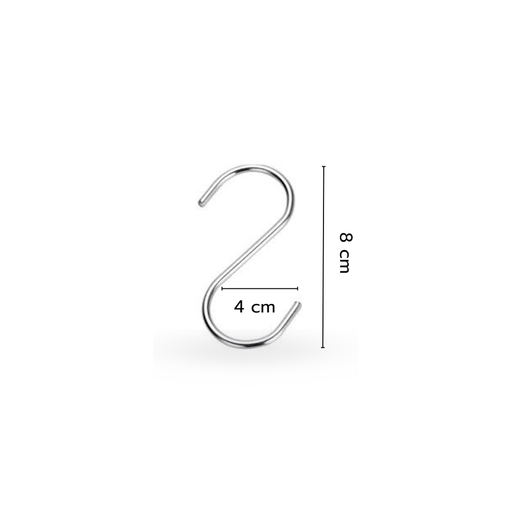 ตะขอเหล็กรูปตัว S (1x3) NO.L