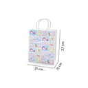 ถุงของขวัญ กระดาษ แนวตั้ง 21x11x27cm (แพค 5 ใบ)