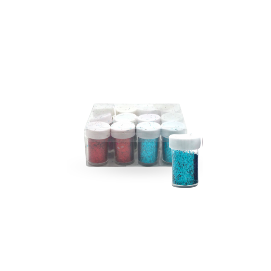 ชุดกากเพชร แฟนซี คละสี (1x12 ขวด : 6 สี )