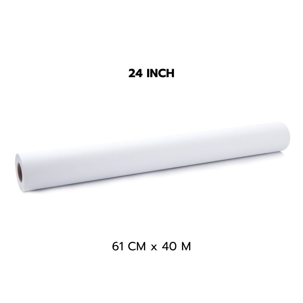 กกระดาษไซส์ม้วน INKJET MATT PAPER 120 GSM.  Y-HER12140