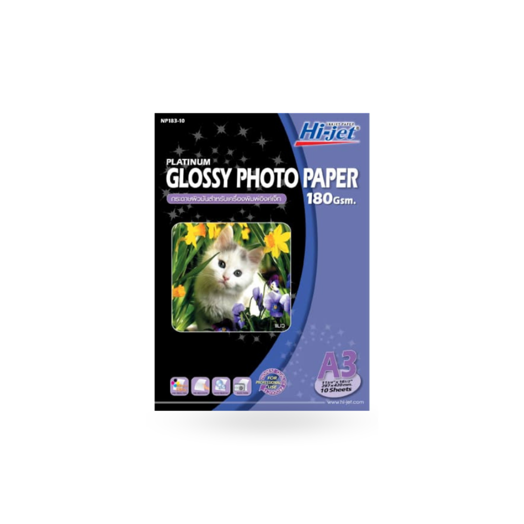 NP183-10 PLATINUM PHOTO 180 GSM. A3/10