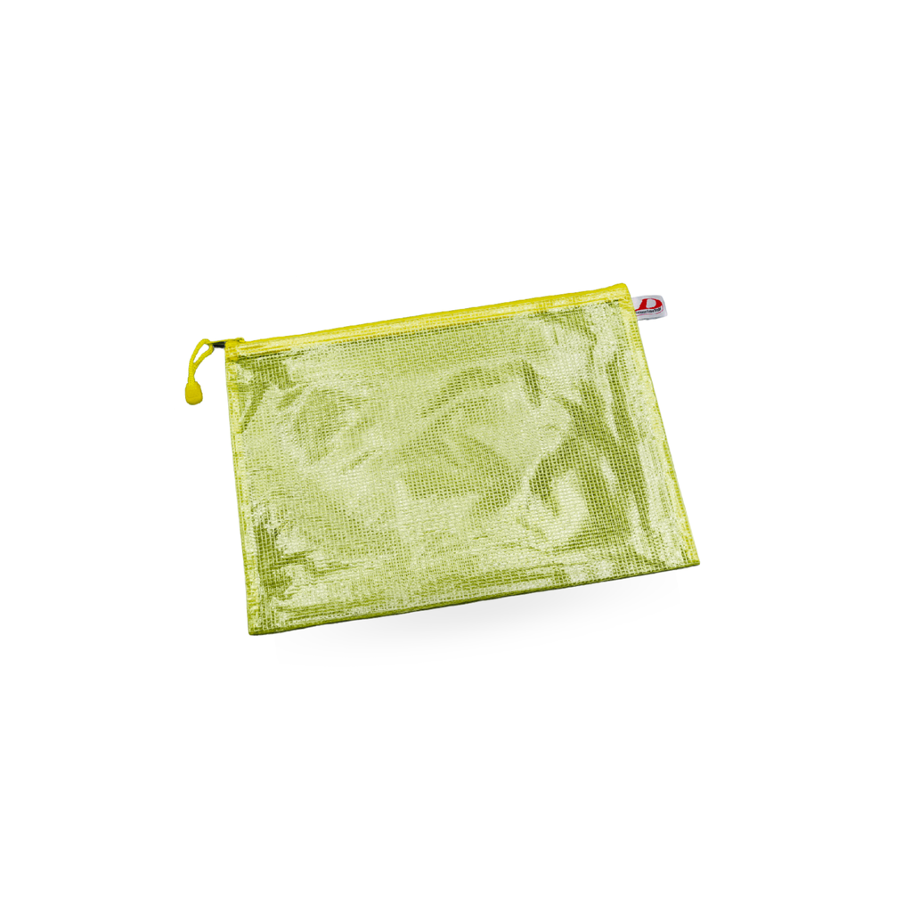 ซองPVC. ใสตาข่าย มีซิป A4 (ขนาด 33.5x24cm.)