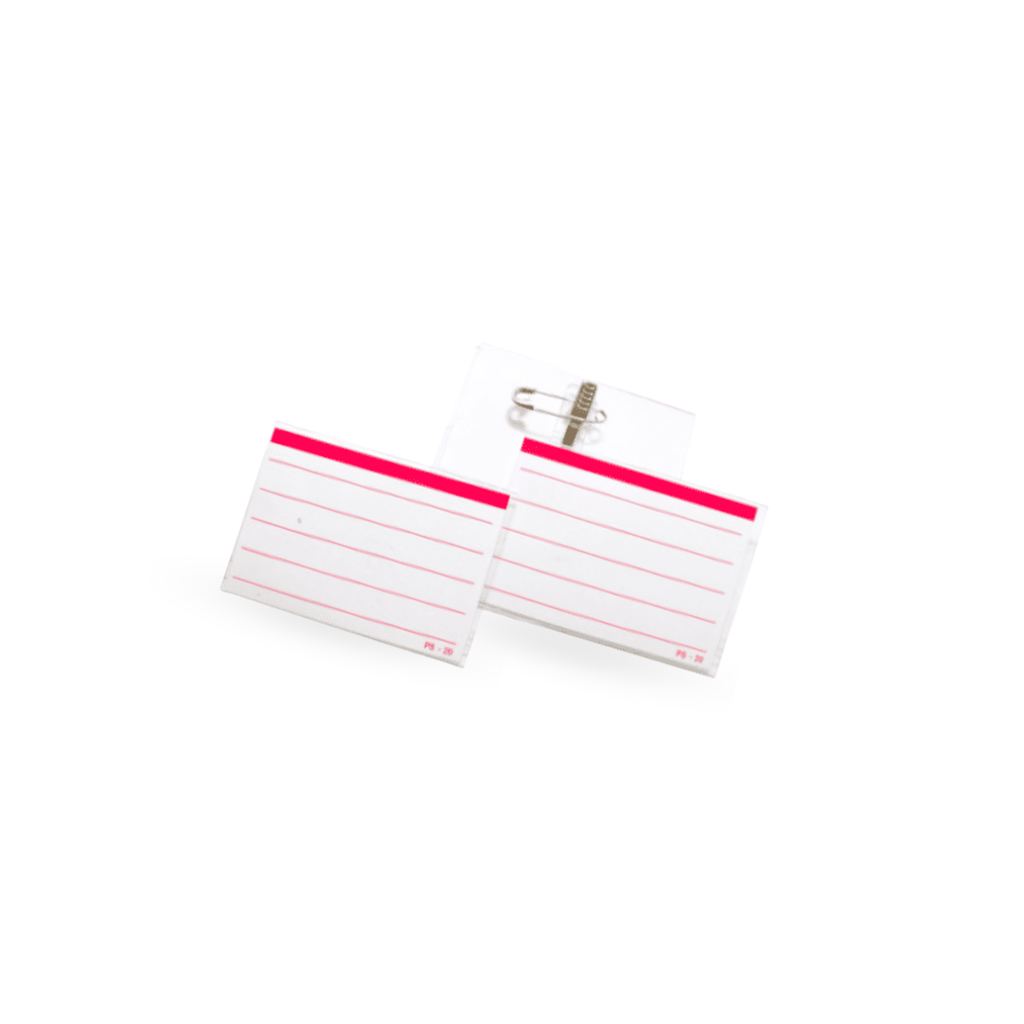 ป้ายชื่อติดหน้าอก PS-20 Diamond ( 1x50 )