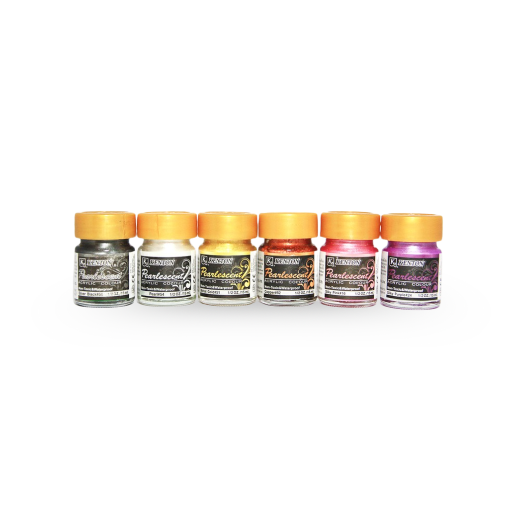 สีมุกอะคิลิคขวดแก้ว 15ml. (1/2ออนซ์)