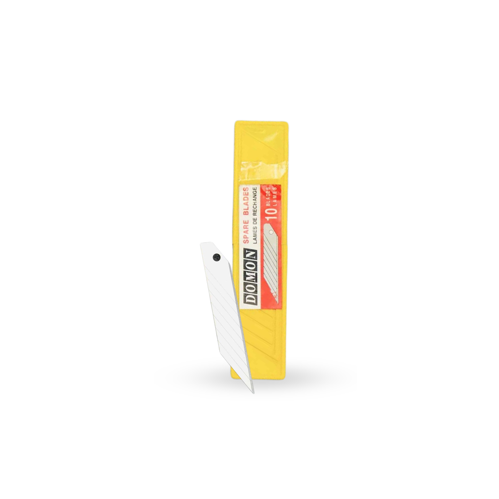 ใบมีดกล่องพลาสติก เฉียงใหญ่ DL-300 สีเหลือง ( 1x10 ใบ )
