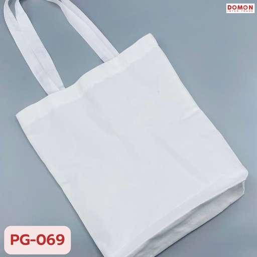 [PG-069] กระเป๋าผ้าดิบ (14.5"x12.5") ขยายก้น