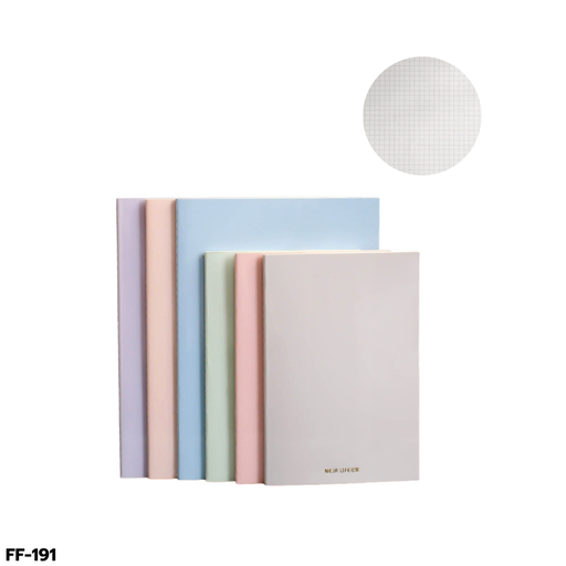 [FF-191] สมุดโน๊ตเส้นกราฟ สีพาสเทล A5 36 แผ่น