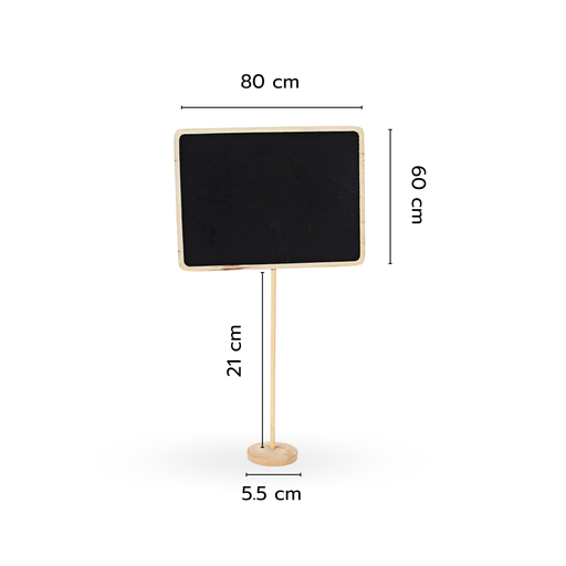 [FF-198] ป้ายกระดานดำ ตั้งได้ (20*15cm)