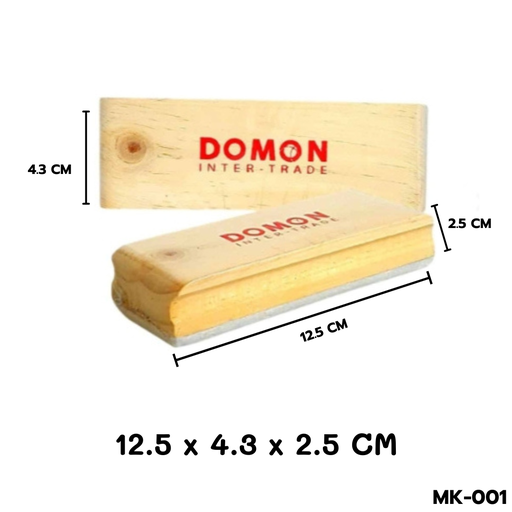 [MK-001] แปรงลบกระดาน ด้ามไม้ DOMON