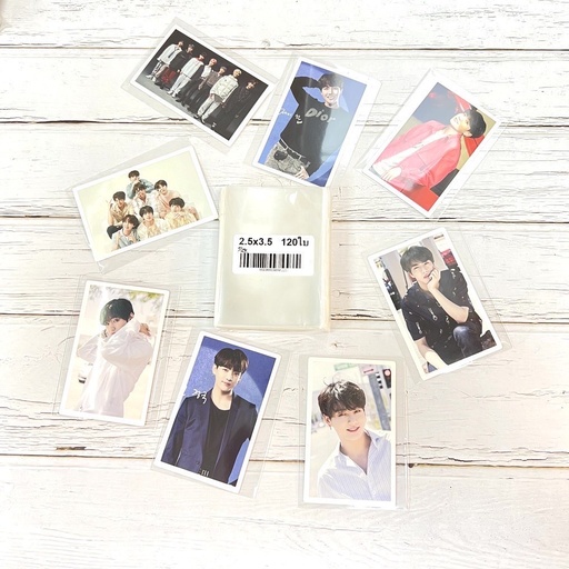 [BB-016,PP-196] ถุงแก้วหนา 50 ไมครอน 4x6" (ใส่รูปโพลาลอยด์)