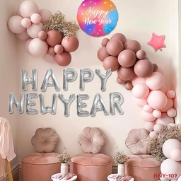 [HNY-107] เซตลูกโป่ง Happy New Year คละแบบ
