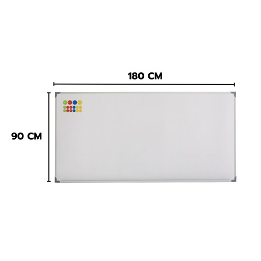 [KW-126] ไวท์บอร์ด แม่เหล็ก ชนิดแขวนผนัง 90x180 CM
