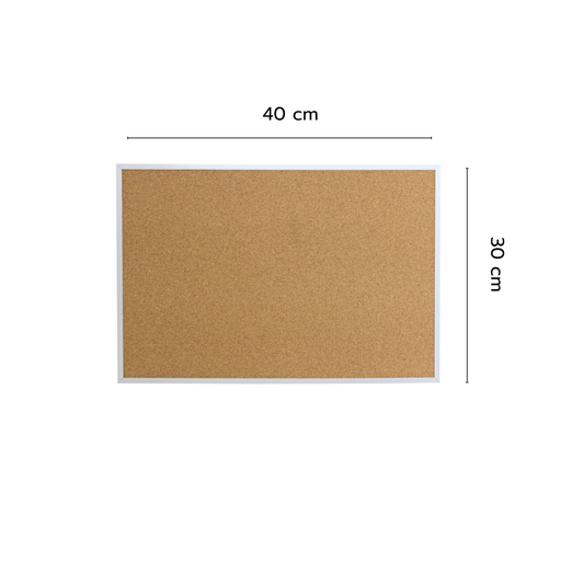 [KW-065] บอร์ด ชนิดแขวนผนัง บุไม้ก๊อก 30x40