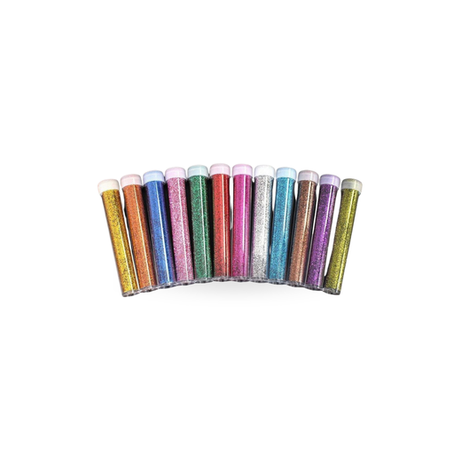 [VCC-588.4] ชุดผงกากเพชร 6 สี / 40 หลอด คละสี (เล็ก)