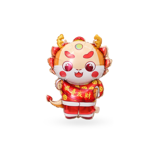 [LS-623] ลูกโป่งฟอยล์ มังกร Size M 67x50cm (1x2)