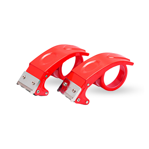 [CE-026] ที่ตัดเทป OPP ขนาด 2" ด้ามเหล็ก(สีแดง)มีล็อคกันลื่น