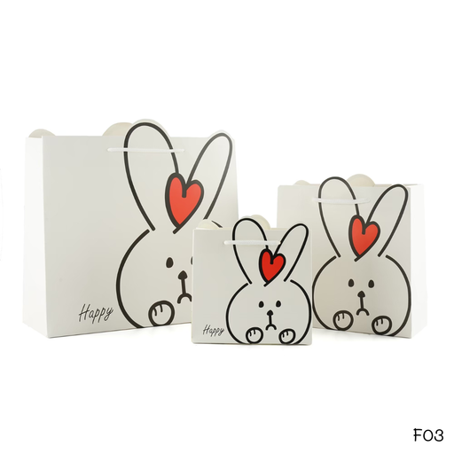 [BB-269] ถุงหูเชือก size M = 20x20x8cm (แพ็ค 5 ใบ)