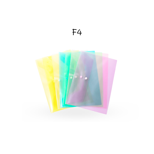 [SH-007] แฟ้ม 1 กระดุม F4 ไม่มีลาย ผิวเรียบ (SH)  