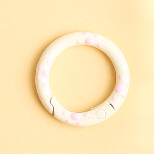 [LS-1029] ห่วงล็อคแบบสปริง 2.5 cm : แพ็ค 10 ชิ้น