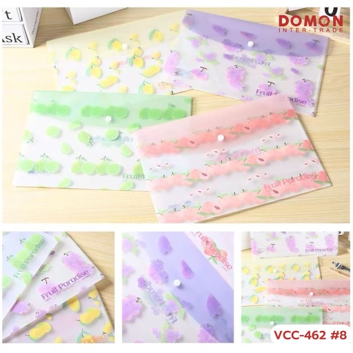 [VCC-462] แฟ้ม 1 กระดุม A4 มีลาย