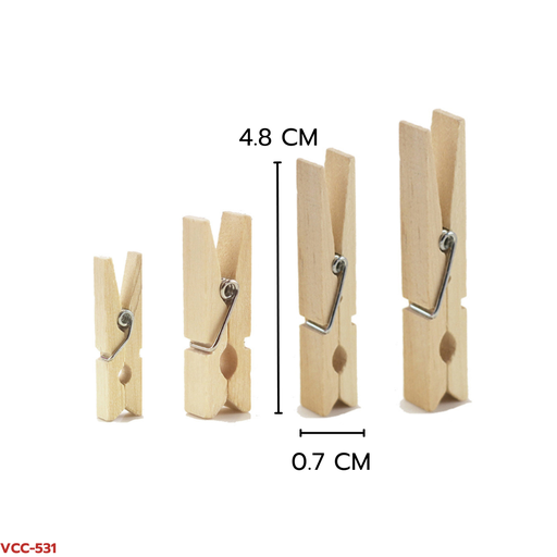 [VCC-531] ตัวหนีบไม้ 4.8x0.7 CM (1x48)