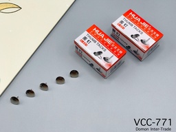 [VCC-771] หมุดหัวร่ม สีเงิน (1x100)