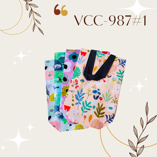 [VCC-987] ถุง PVC คละลาย size M (22.5 x 29.5 x 8 cm. )