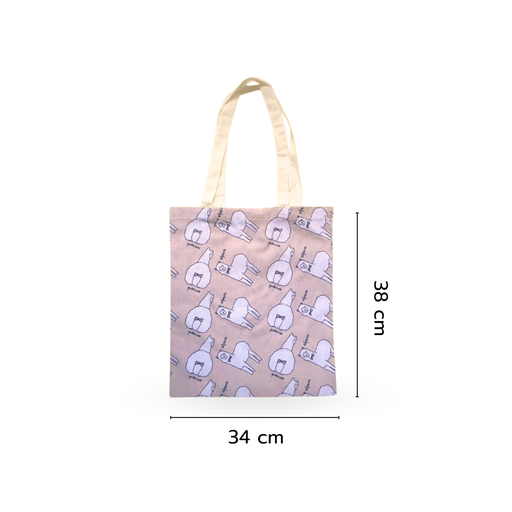 กระเป๋าผ้า 34 x 38 cm. หูหิ้ว 23 cm