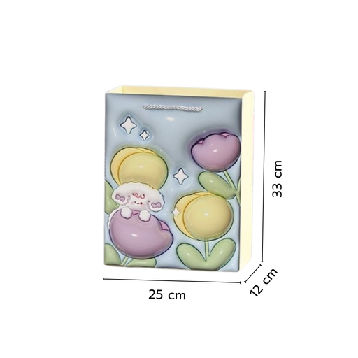 [LS-144] ถุงกระดาษ size L (33*12*25cm.)