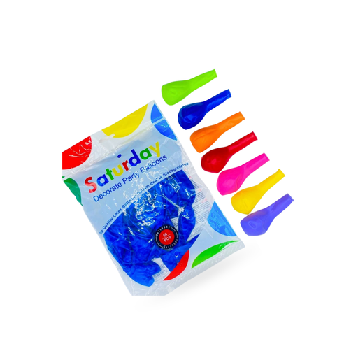 ลูกโป่งสีพื้น 10" แยกสี (1*50) 