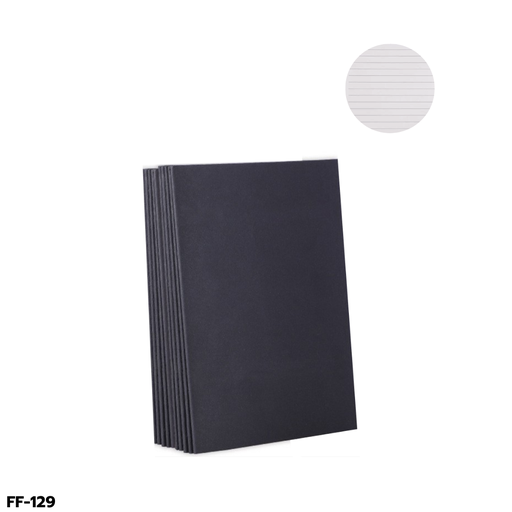 [FF-129] สมุด ปกดำ มีเส้น B5 40 แผ่น 