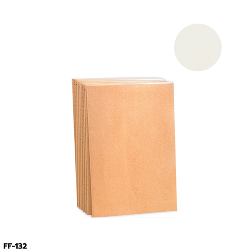 [FF-132] สมุด ปกน้ำตาล ไม่มีเส้น A5 40 แผ่น 