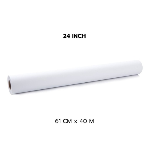 [PW-075] กระดาษไซส์ม้วน INKJET MATT PAPER 120 GSM.  Y-HER12140