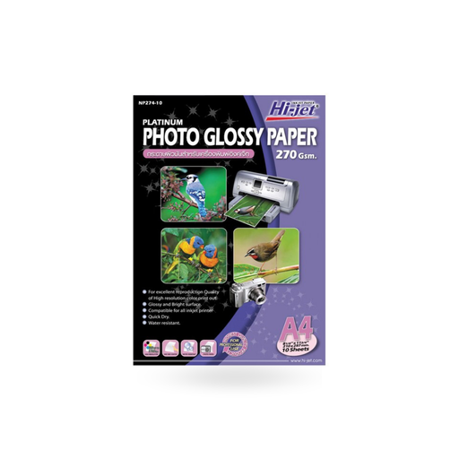 [PW-112] NP274-10 PLATINUM PHOTO 270 GSM. A4/10
