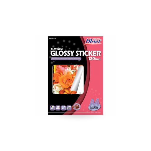 [PW-116] NSP124-10 STICKER PHOTO 120 GSM. A4/10