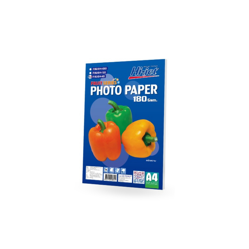 [PW-153] PJ184-10 GLOSSY PAPER 180 GSM. (พริกหวาน)  A4/10