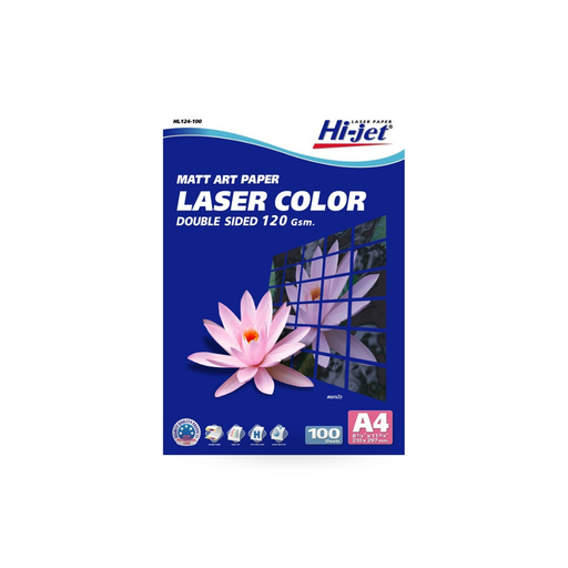[PW-175] HL124-100 COLOR LASER ART MATT 120 GSM. A4/100