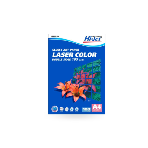[PW-259] HLG105-100 COLOR LASER ART GLOSSY 105 GSM. A4/100