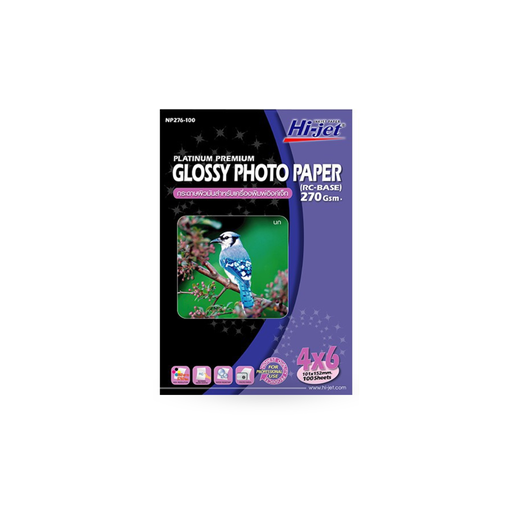 [PW-323] NP276-100 PLATINUM PHOTO 270 GSM. 4x6/100