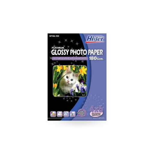 [PW-324] NP186-100 PLATINUM PHOTO 180 GSM. 4x6/100