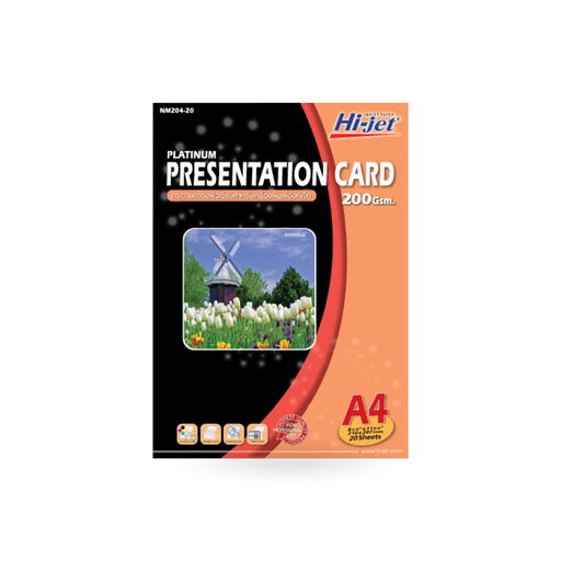 [PW-338] NM204-20 PRESENTATION CARD 200g A4/20
