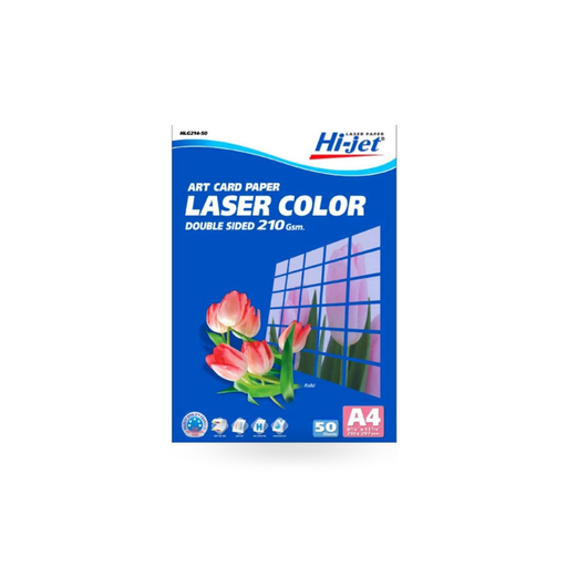 [PW-344] HLG214-50 COLOR LASER ART CARD 210 GSM. A4/50