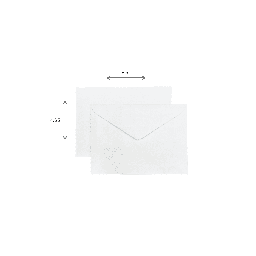 [BE-005] ซองจดหมายขนาด 7"/125 A สีขาว