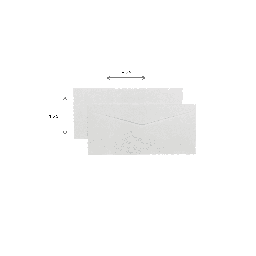 [BE-011] ซองจดหมายขนาด 9/125 สีขาว