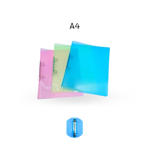 [SY-045] แฟ้ม 2 ห่วง A4 ไม่มีลาย คละสี