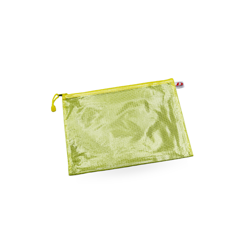 [VC-094] ซองPVC. ใสตาข่าย มีซิป A4 (ขนาด 33.5x24cm.)