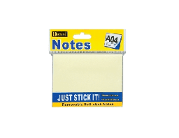 [ET-115] กระดาษโน๊ตหัวกาว ( A04 ) 3"x4" สีเหลือง TOWO