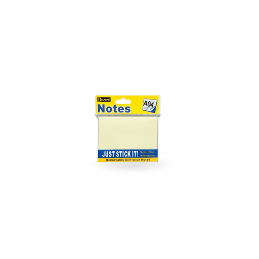 [ET-115] กระดาษโน๊ตหัวกาว ( A04 ) 3"x4" สีเหลือง TOWO