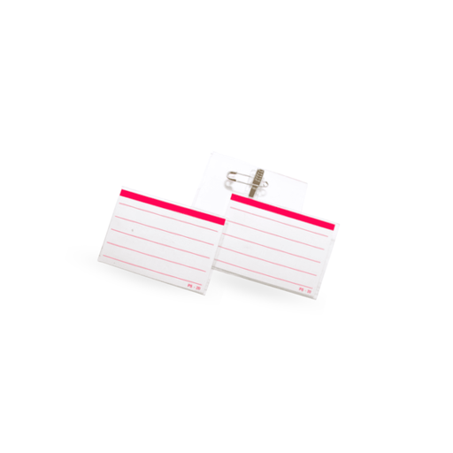 [ET-011] ป้ายชื่อติดหน้าอก PS-20 Diamond ( 1x50 )
